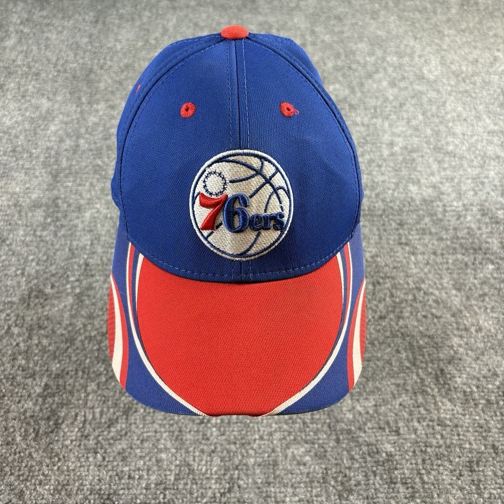 Adidas Philadelphia 76ers NBA Cap Hat Blue Red Snapback Basketball Y2K Retro